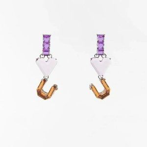 ZARA "I LOVE YOU" EARRINGS